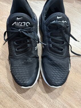 Nike Black and White Air270 Athletic Sneakers